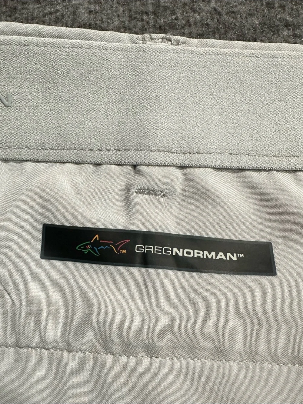Greg Norman Men's Size 42 Gray Performance Golf Shorts Stretch 9.5